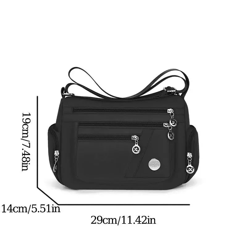 Women Nylon Waterproof Bag Messenger Bags For Lady Crossbody Large Capacity Travel Shoulder Bag Casual Handbags High Quality