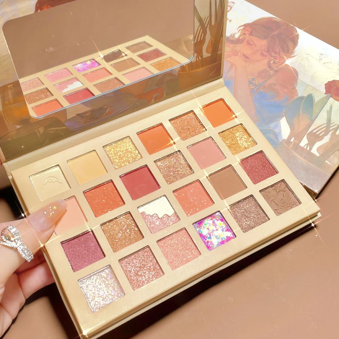 Fuloving 24-Color Garden Girls Eyeshadow Palette