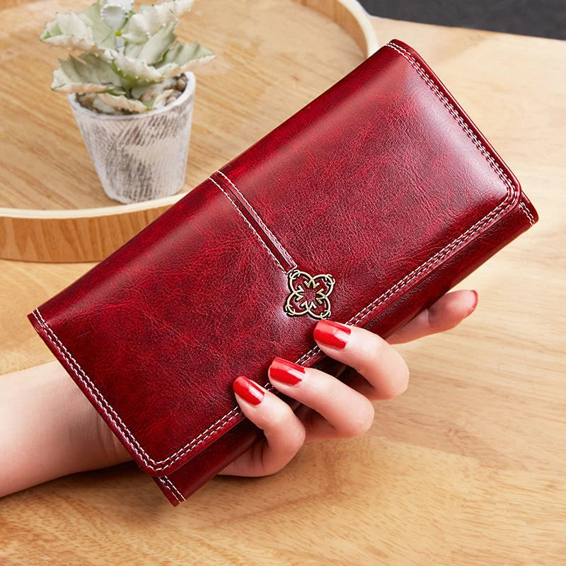 Fashion Women's Wallet Luxury Designer Long Purses for Women Cards Holder Wallets with Zip Coin Pocket Ladies Handbags