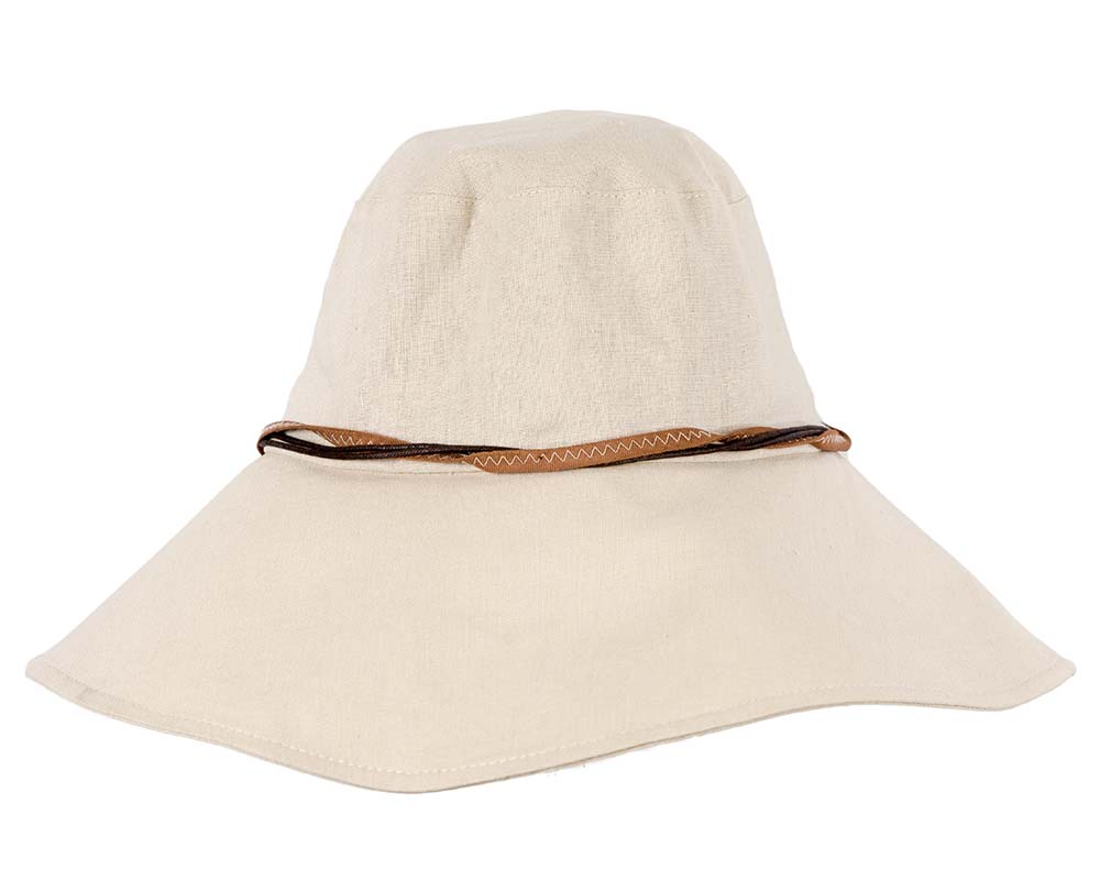 Beige ladies summer beach hat