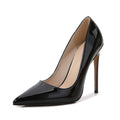 Leather Pointed High Heels