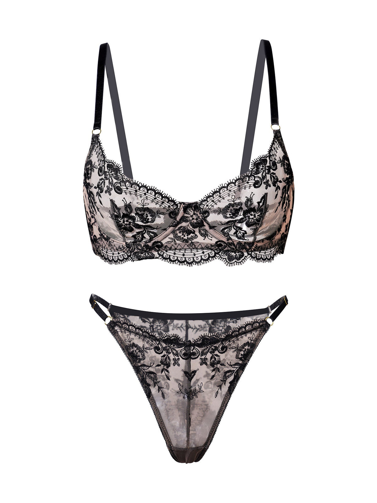 Black Classic Lingerie Set