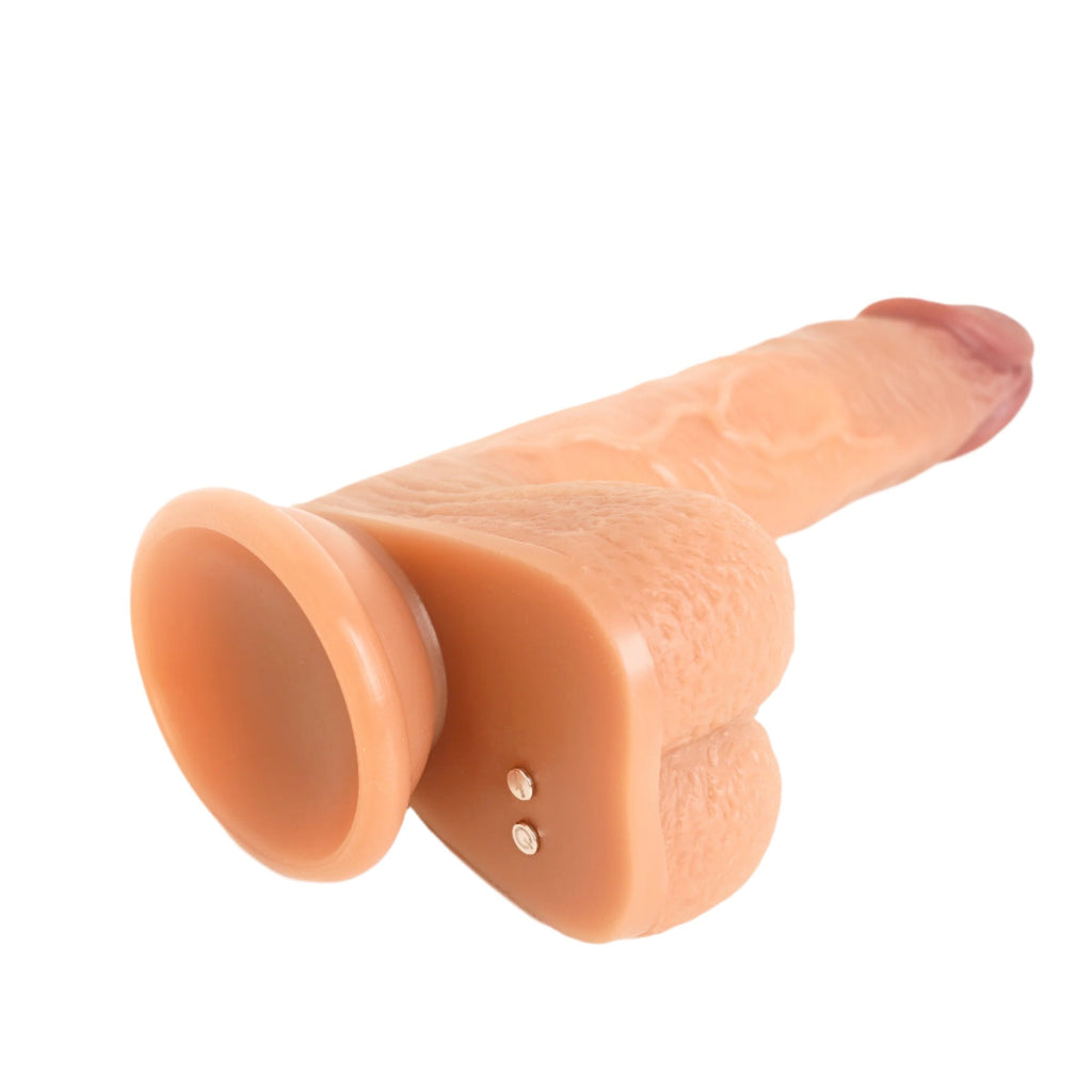 True Sensation App Controlled Realistic Thrusting Vibrating 7 inch Dildo with warming function