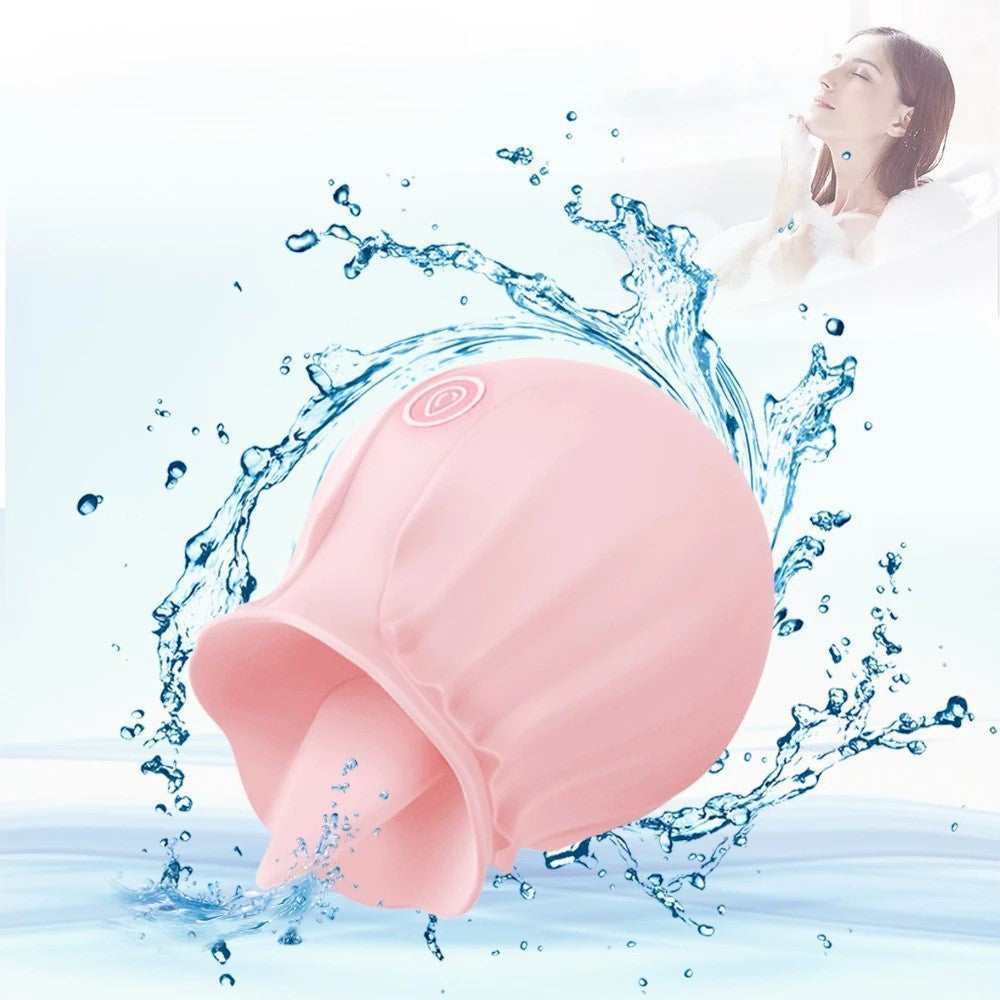 YW Clit Licking Rose Vibrator 10-Modes