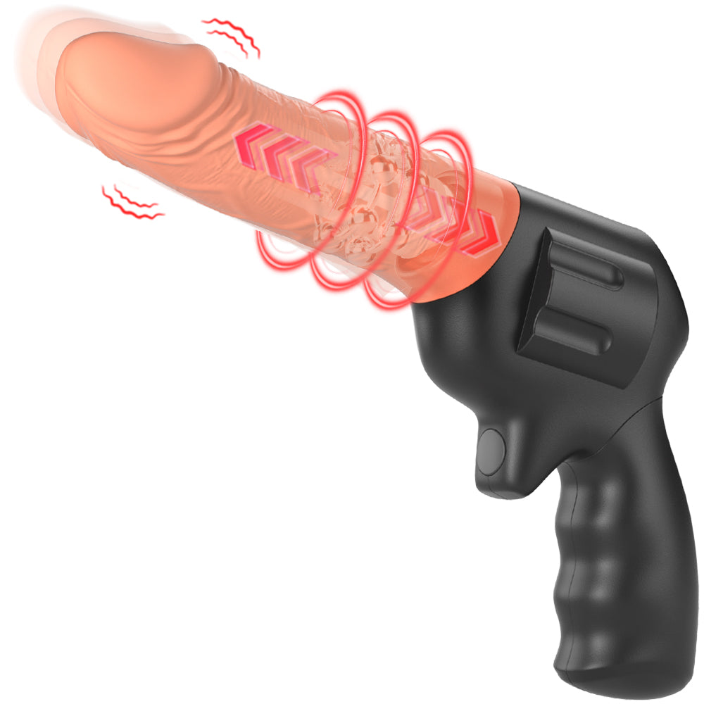 Gun Rotating & Thrusting Realistic Dildo